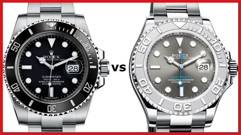 rolex submariner vs yachtmaster 2